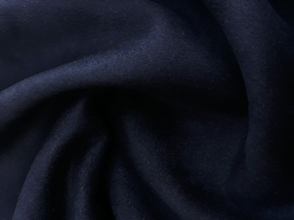 Замш Темно-синий на серой основе