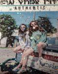 Аппликация клеенка пришивная Девушки AUTHENTIC раз. 19,5*22,5см